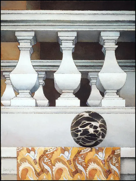 Composition with marble bowl